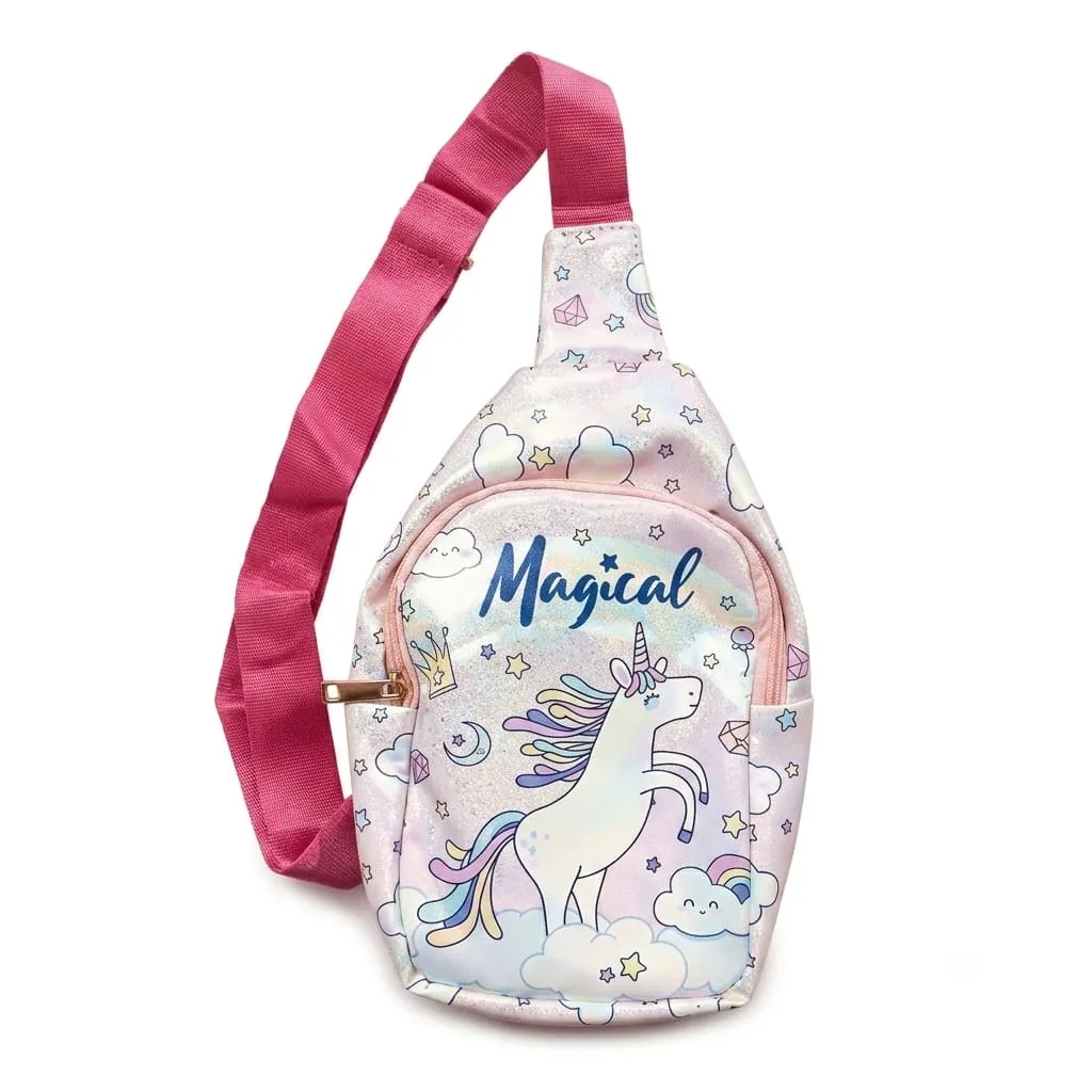 [KBS-2276] Chest Bag Faux Leather with adjustable strap (Unicorn)