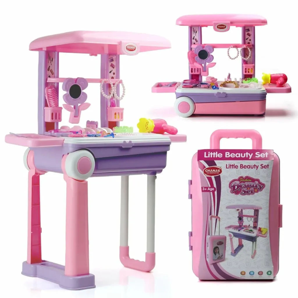 [KBS-2282] Chanak Little Fashion Beauty Set With Trolley for Kids
