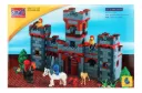 Peacock Smart Blocks Set  - Castle Set with Warriors (575 Pcs Lego) - Interlocking Building and Construction Blocks