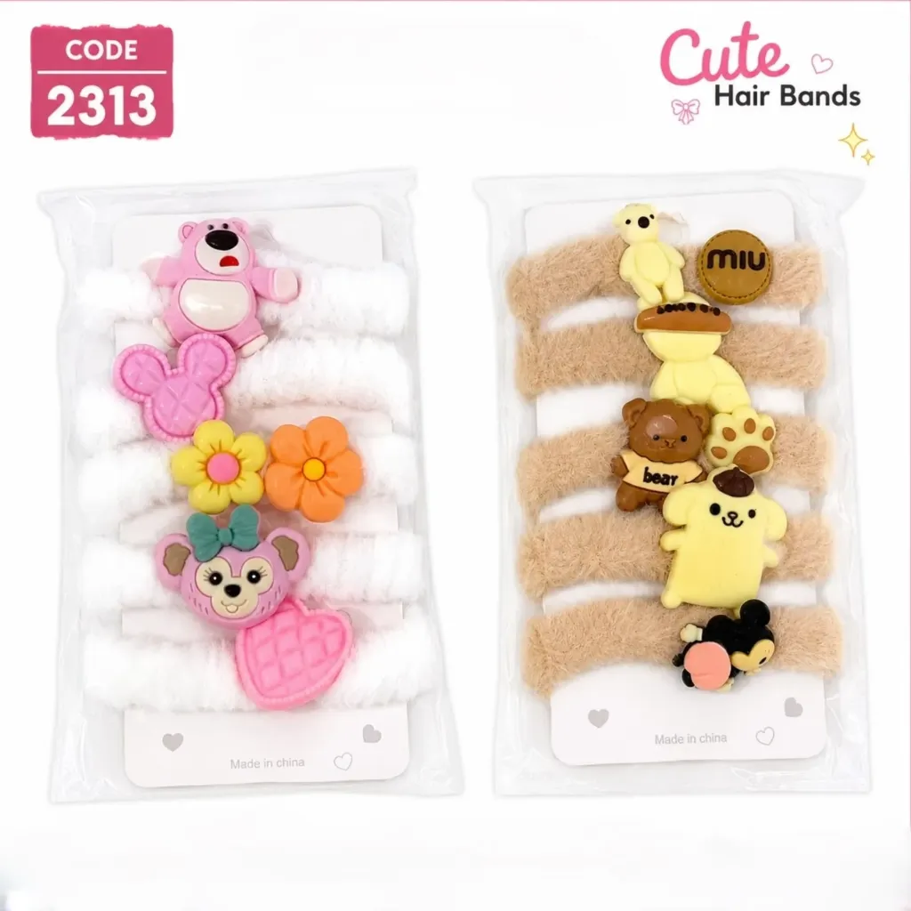 [KBS-2313] Cartoon Hair Band (Pack of 5) Model-2313