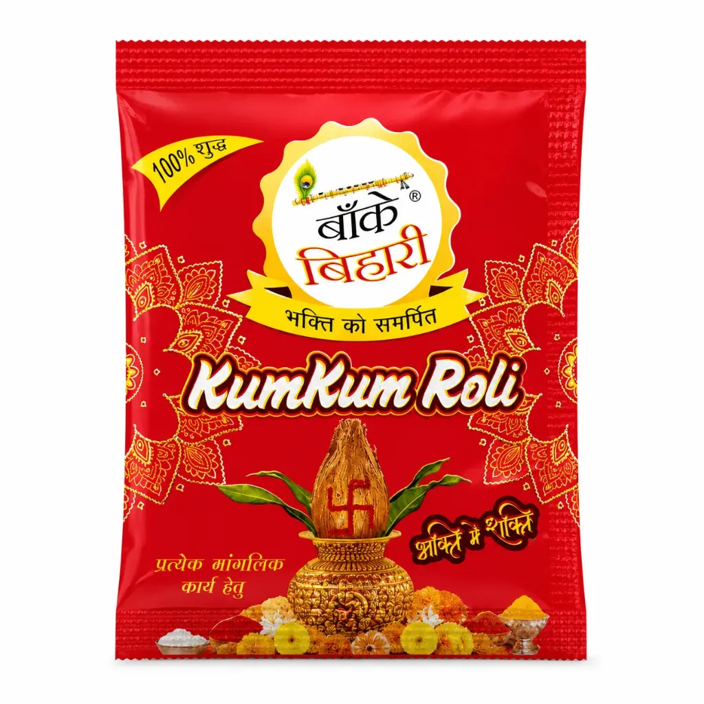 [KBS-2317] Bankey Bihari Kumkum Roli 10g Pouch