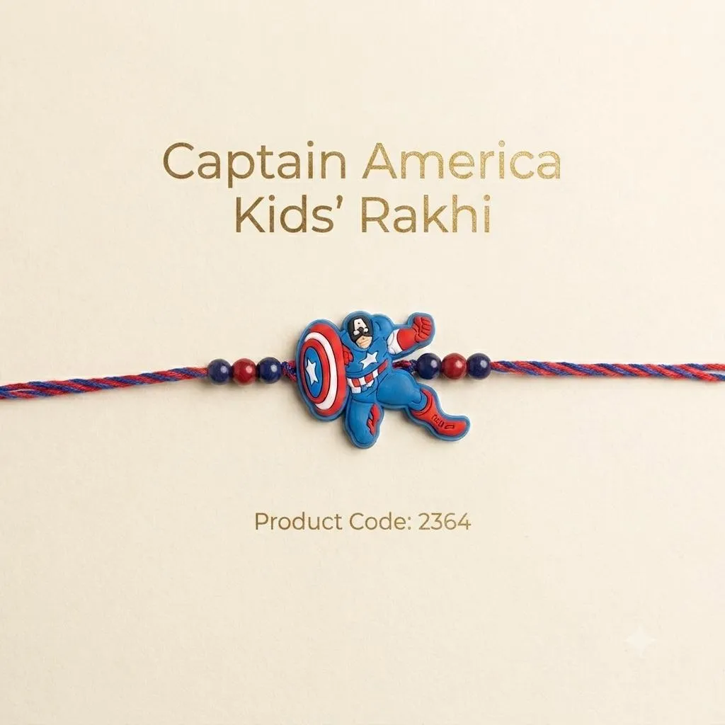 Rakhi - Captain America Rakhi (2364)