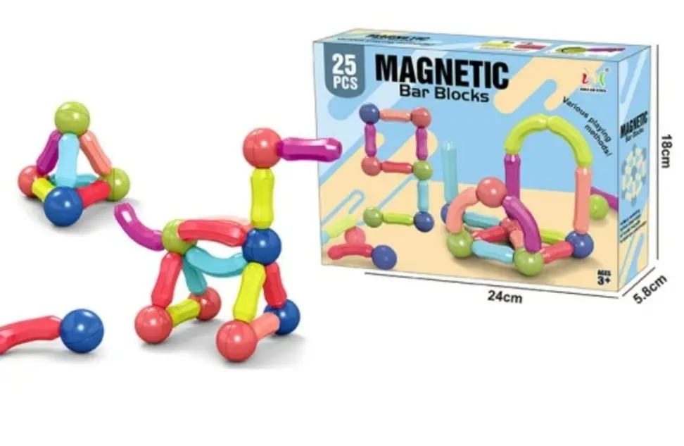 [KBS-127] Magnetic Building Blocks (25 Pcs)