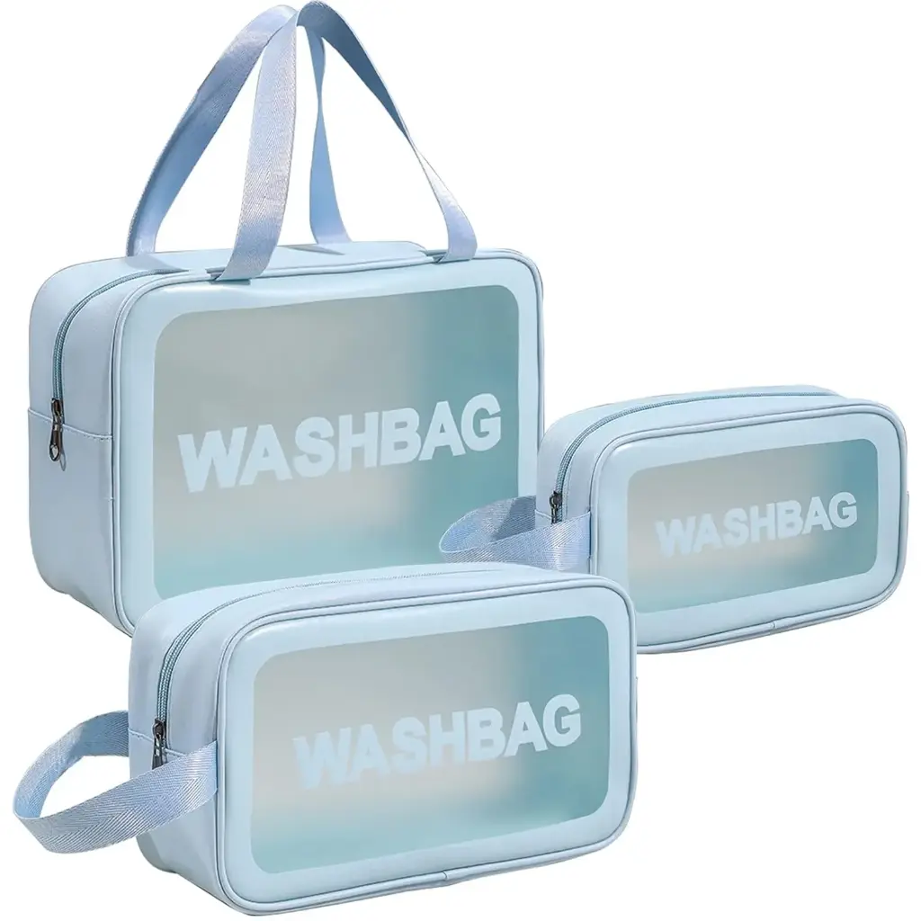 3 Pcs Wash Bag (Cosmetic Bag)