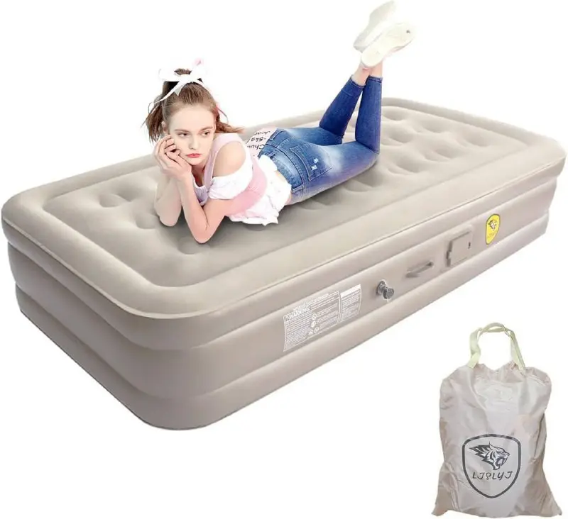 Air Inflatable Mattress with Built-in Pump
