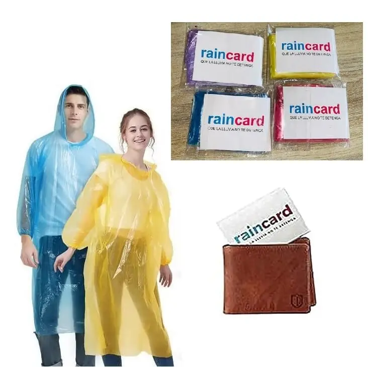 Disposable Rain Card - Pocket Raincoat
