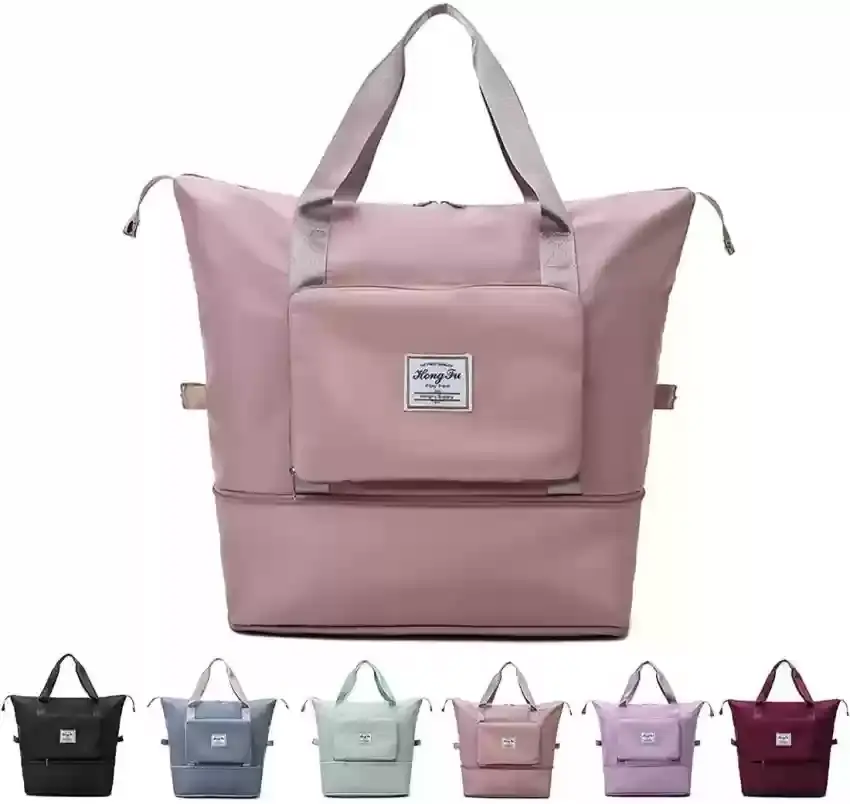 [KBS-230] Folding Travel Duffel Bag (Assorted Color)