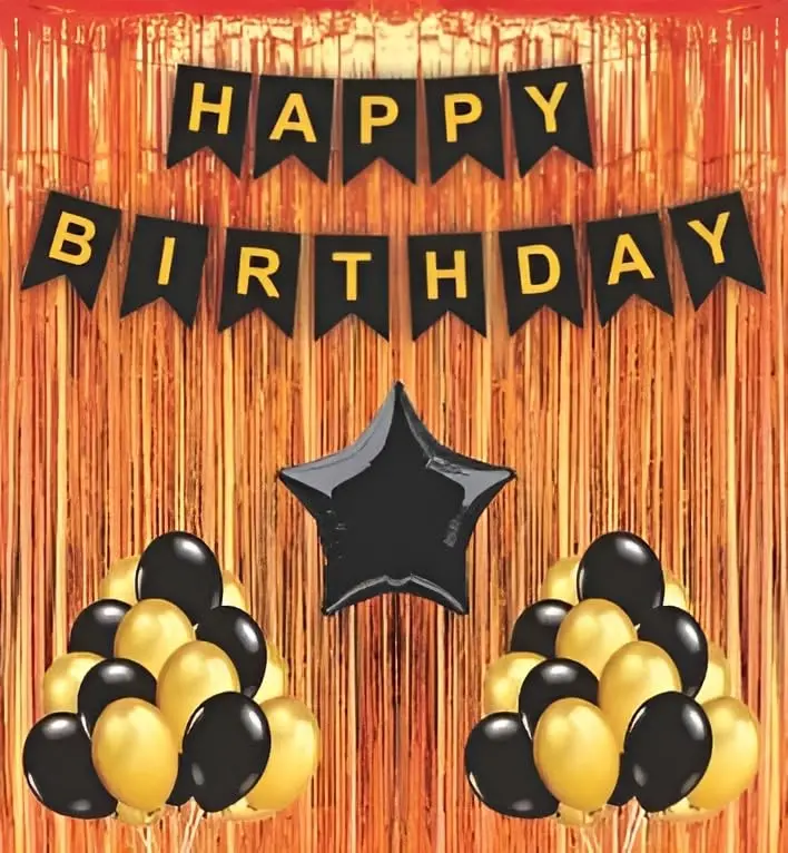 Happy Birthday Decoration Combo Set