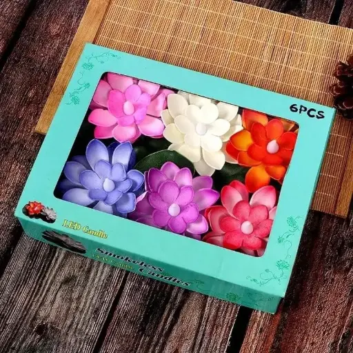[KBS-579] Lotus Floating Diya (Pack of 6)