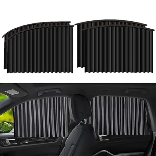 [KBS-466] Magnetic Car Window Curtain (4 pcs )