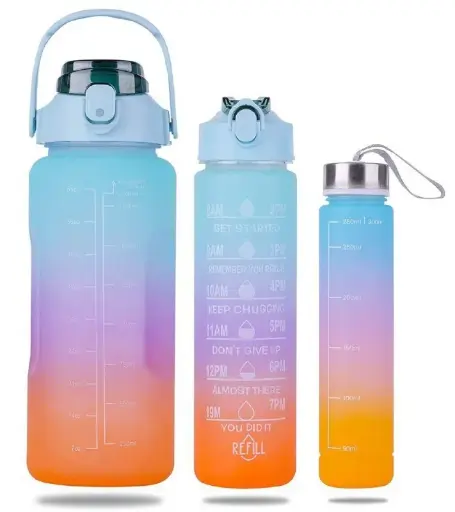 [KBS-177] Motivational Water Bottle (Set of 3)