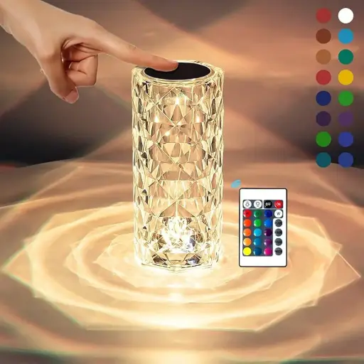 [KBS-206] Rose Diamond Table Lamp