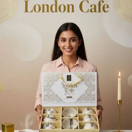 [KBS-575] Crockery Set - London Cafe