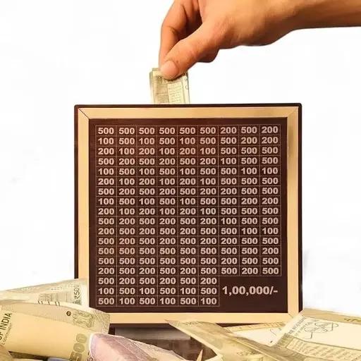 [KBS-684] Wooden Piggy Bank