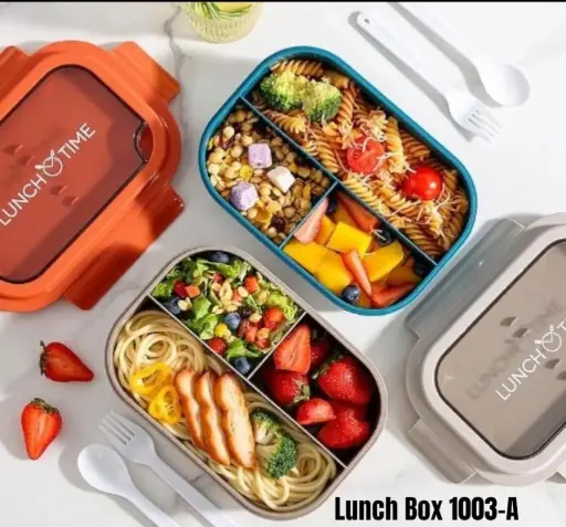 [KBS-842] Plastic 3-Compartment Lunch Box (Model 1003-A)