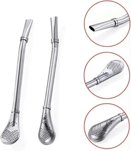 [KBS-890] 2 IN 1 Straw Filter Spoon