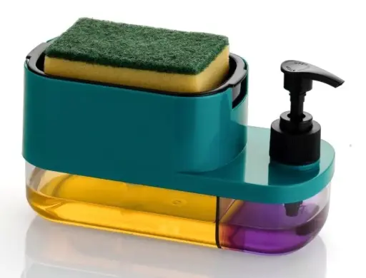 [KBS-926] 3 in 1 Hand Wash & Dish Soap Dispenser with Sponge Holder