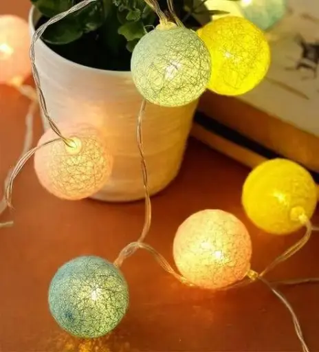[KBS-1122] Cotton Ball Led Lights (10 LED)
