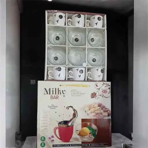 [KBS-1219] Crockery Set - Milky Bar