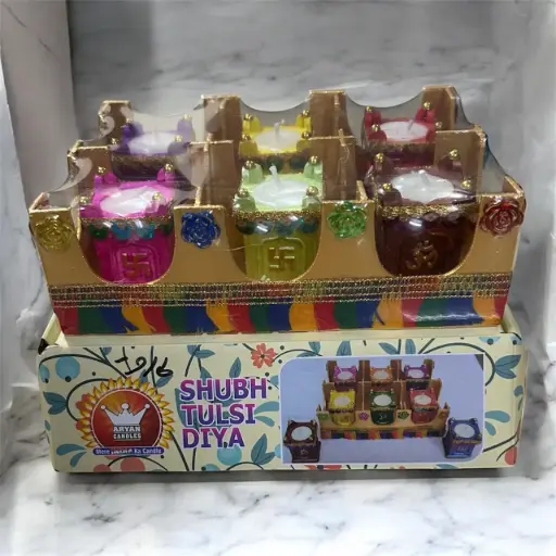 [KBS-1233] Tulsi Candle Set (6 Pcs)