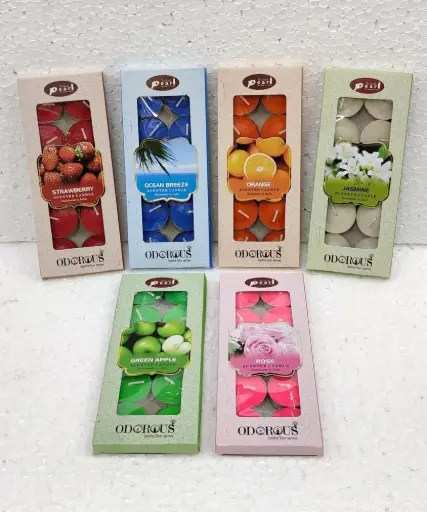 [KBS-1236] Scented Tea Light Wax Candle (1 Pack -10 Pcs)