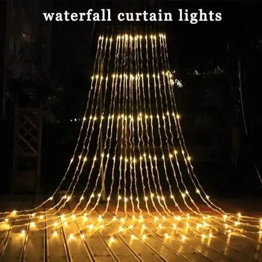 [KBS-1243] Waterfall LED string Light (White)