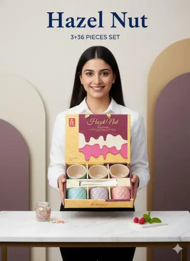 [KBS-1291] Crockery Set - Hazel Nut