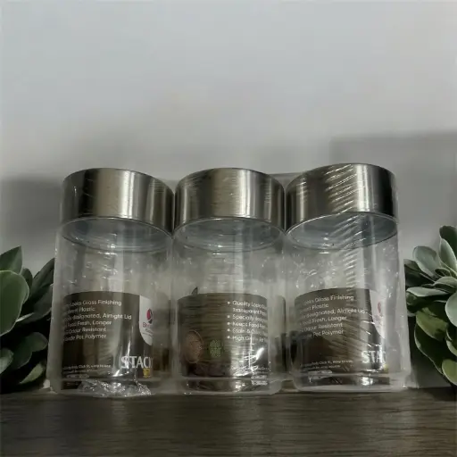 [KBS-1295] Shri Hari Stackline Jar 750 (3 Pcs Set) - Kitchen Storage Container 