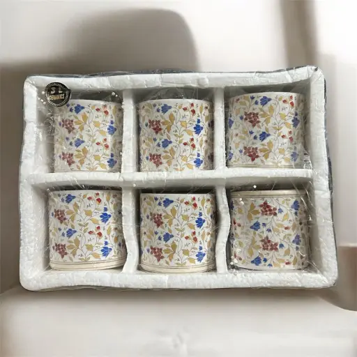 [KBS-1297] SL Ceramic Cup Set (6 Pcs Set)