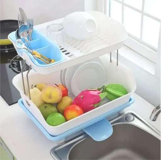 [KBS-331] 2 Tier Dish Drainer Rack