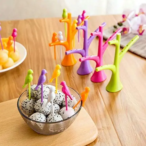 [KBS-351] Bird Fruit Fork Set