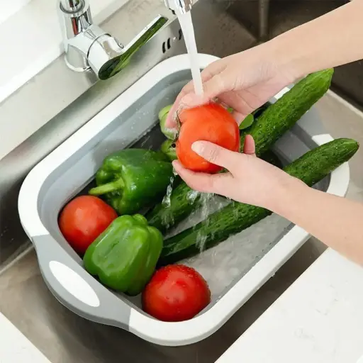 [KBS-322] Foldable Multifunction Chopping Board