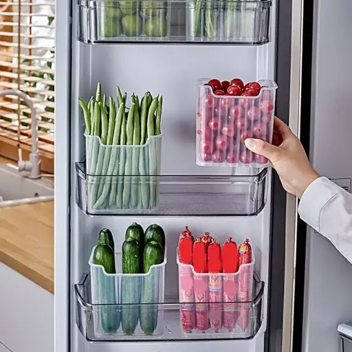 [KBS-605] Fridge Side Door Storage Box ( 6 pcs )